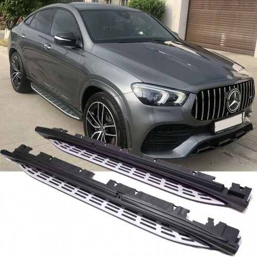 Πλαϊνά σκαλοπάτια AMG look για Mercedes-Benz GLE-Class Coupe (C167) 2019 - 2024 Πλαϊνά σκαλοπάτια AMG look για Mercedes-Benz GLE-Class Coupe (C167) 2019 - 2024